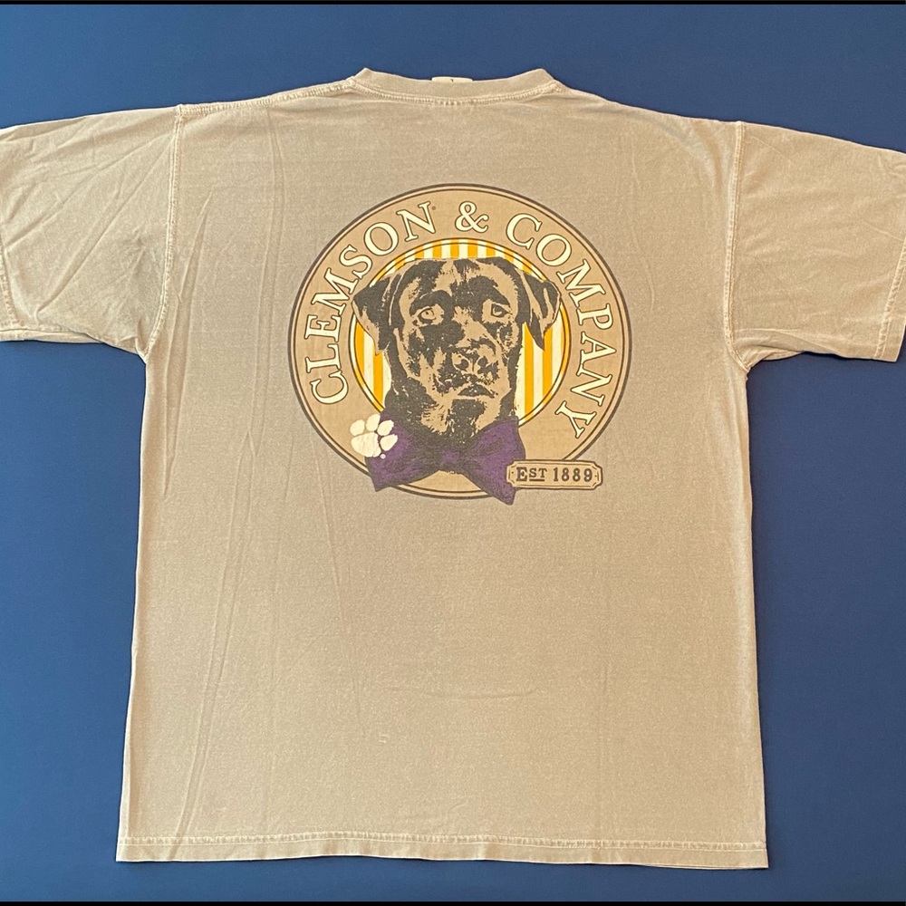 Gray Clemson Tigers Bowtie tee shirt from Southern Fried Cotton 🐅